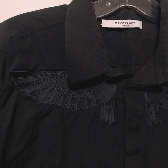 Givenchy Wing Embroidered Long Sleeve Shirt - Picture 5 of 6